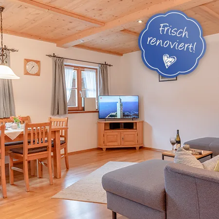 Fewo Amselnest mit Siegel "frisch renoviert"